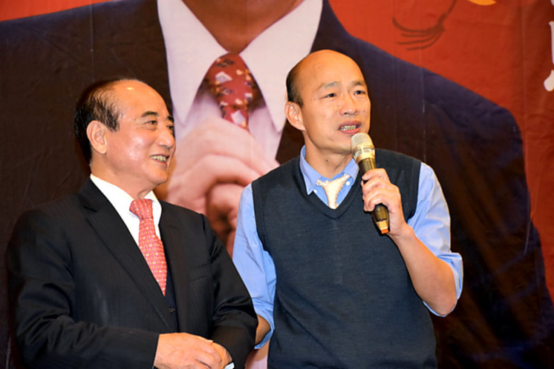 高雄市長韓國瑜(右)。   圖：孫家銘／攝（資料照）