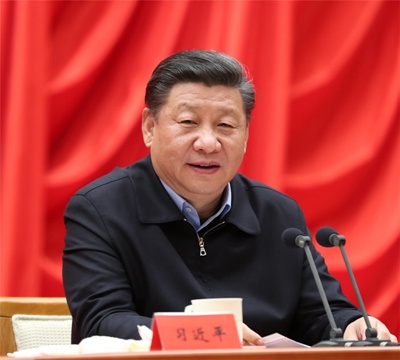 星期一（1月21日），中國各省市自治區黨政軍主要負責人，在北京參加「專題研討班」期間，習近平發表講話，提出中共面對的「七大風險」，有輿論稱之為「七大危機」。   圖：翻攝自人民網（資料照片）