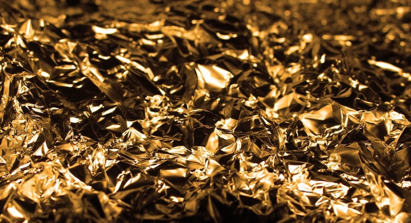 近年來不論是吃的、用的，都會見到金箔的蹤影。
   圖：取自pixabay