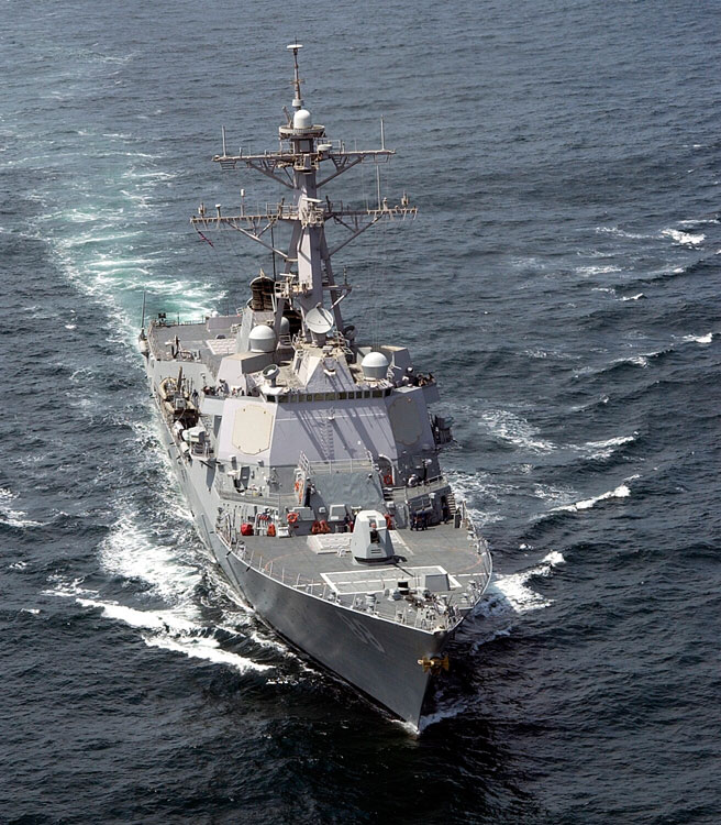 美軍柏克級驅逐艦「普雷貝爾號」(USS Preble DDG 88)。   圖：翻攝維基百科