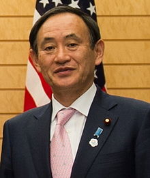 日本官房長官菅義偉。   圖 : 翻攝自維基百科（資料照片）