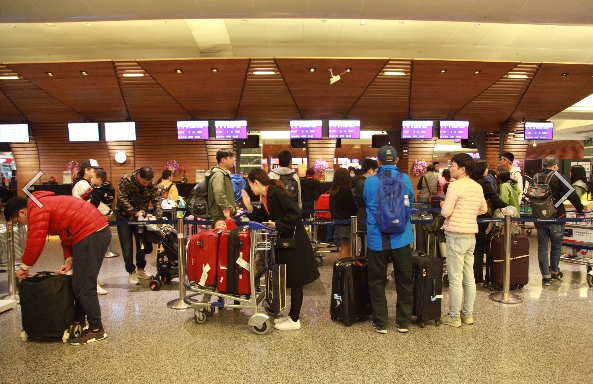 受到武漢肺炎婆及，台義直航班機確定暫時取消，停航期間從2月2日到4月28日。   圖：林昀真/攝（資料照片）
