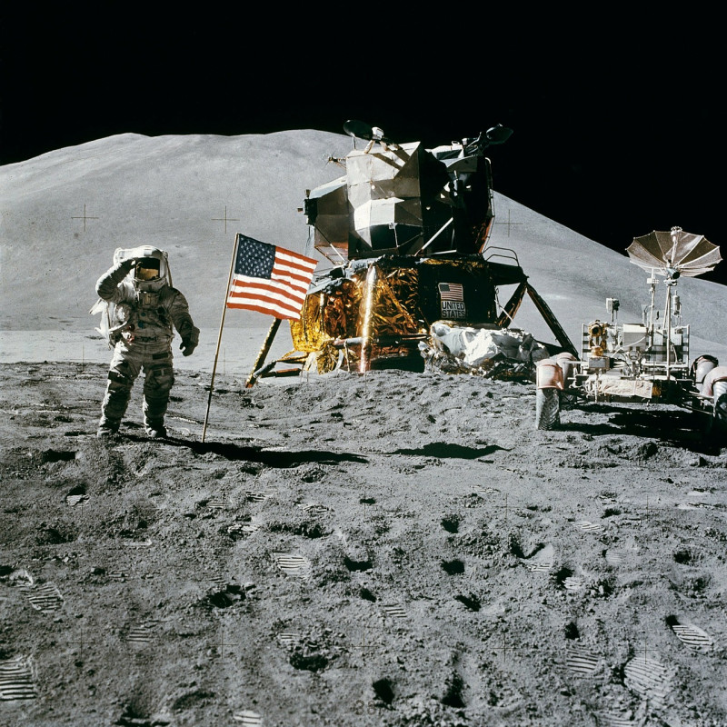 繼1969年人類首度登月後，NASA計畫將於2028年前再次登入月球，且希望此次可以常駐。   圖：翻攝自PIXABAY