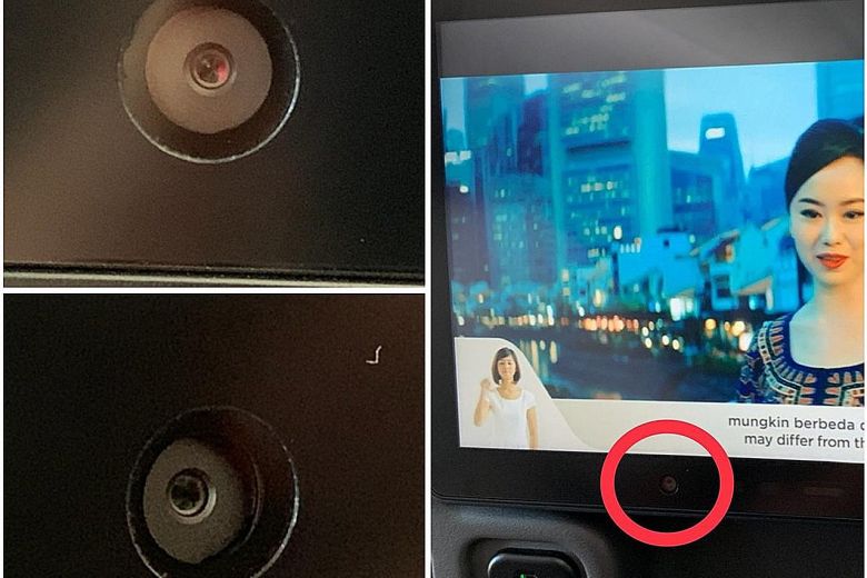 新加坡航空堅稱，為消除乘客疑慮，已停用原本安裝在班機客艙娛樂系統的攝影機。   圖 : 翻攝自 VITALY KAMLUK推特