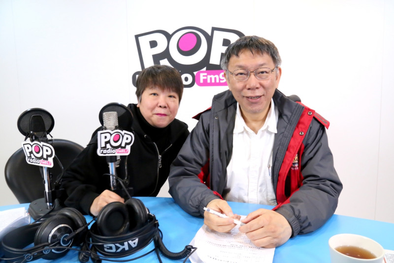 台北市長柯文哲今日接受《POP搶先爆》專訪。      圖：《POP搶先爆》 / 提供