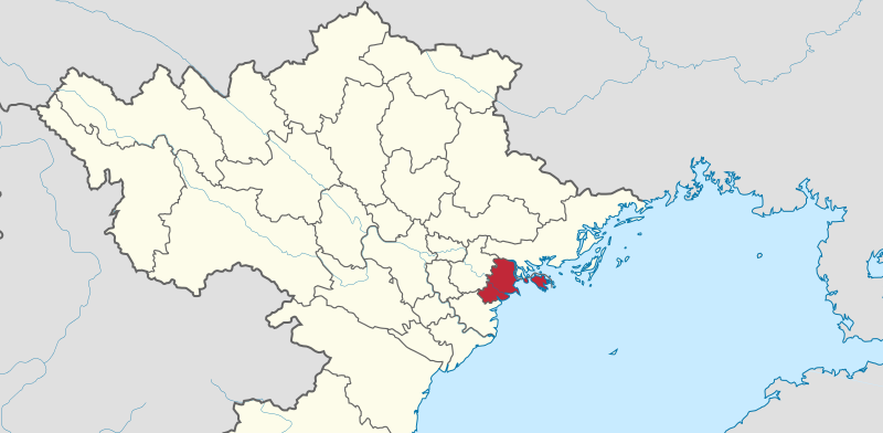 越南近日非洲豬瘟疫情持續延燒，目前海防市成為越南北部第三個疫區。   圖:翻攝自維基百科。