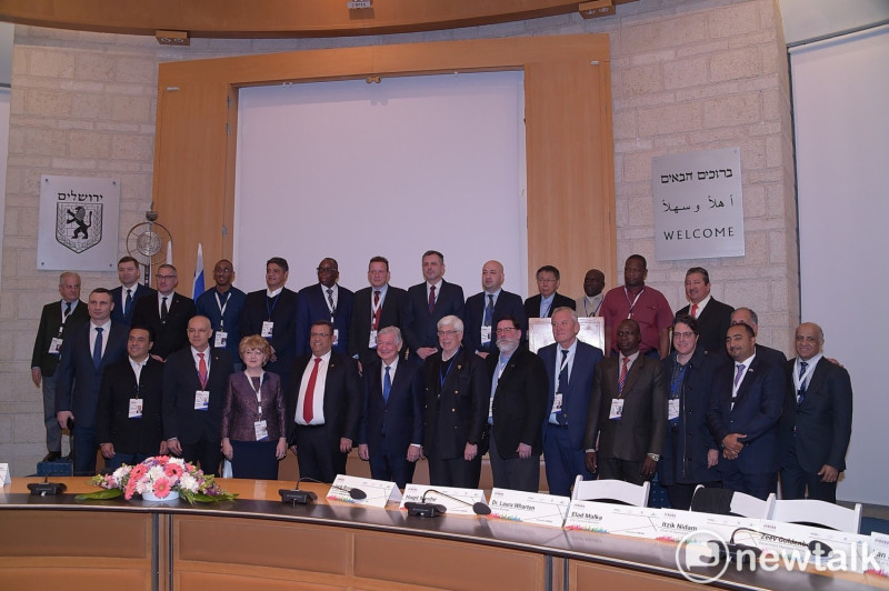 柯文哲出席以色列「全球市長會議」。   圖：台北市政府 / 提供