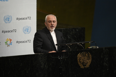 伊朗外交部長扎里夫突然宣布辭職，引起國際一片訝然。   圖：聯合國圖片/Evan Schneider