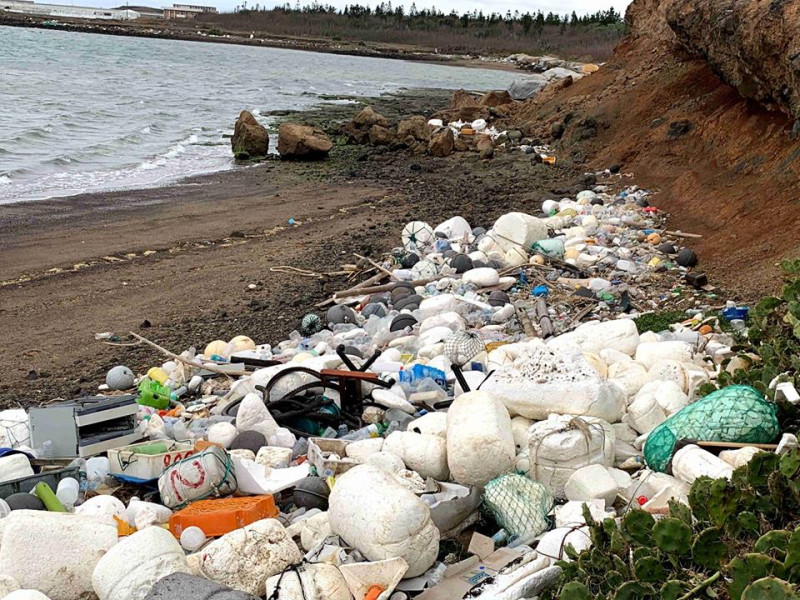 澎湖有嚴重海洋垃圾問題。   圖：取自澎湖縣縣長賴峰偉臉書照片