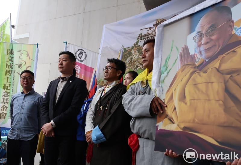 西藏抗暴60週年310遊行行前記者會。   圖：林朝億/攝
