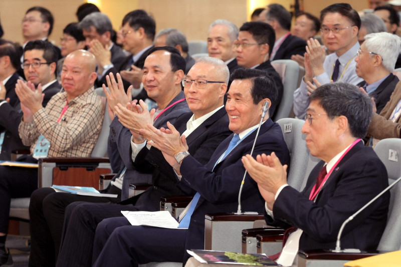 前總統馬英九今(10)日出席「2019民間能源會議」。   圖：馬英九基金會/提供