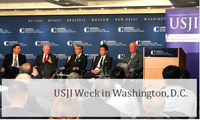 日米研究所在美國華府舉辦研討會，邀請多位日本與美國學者，就日本、中國與台海衝突等形勢進行多場座談會。   圖：翻攝自日米研究所