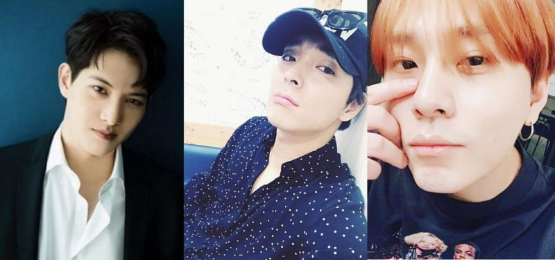 左起CNBLUE 李宗泫、 FTISLAND 崔鍾訓、 Highlight 龍俊亨。   圖／翻攝自IG, 2019.03.15