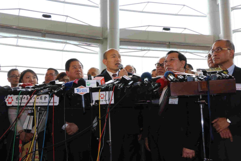 高雄市長韓國瑜率領團隊前往中國訪問。   圖：高雄市政府提供(資料照片)