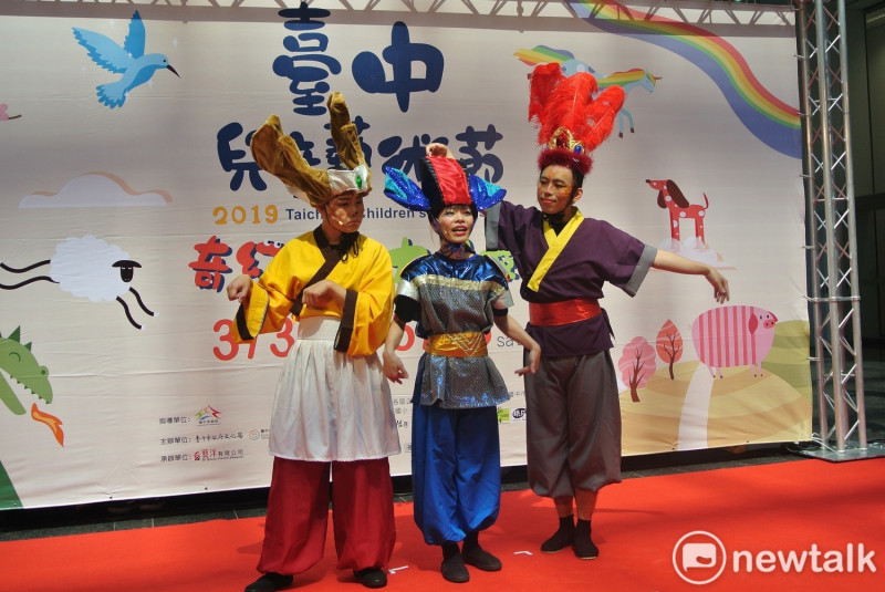 台中兒童藝術節有多個知名兒童劇團精采演出。   圖 : 唐復年/攝
