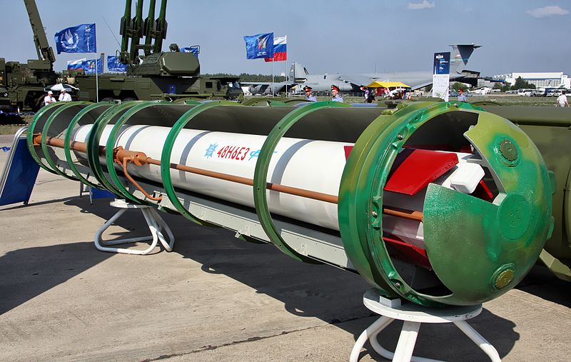 俄羅斯研發的第3代地對空飛彈40N6導彈，號稱可以打下F-22隱形戰機。   圖：翻攝自維基網站