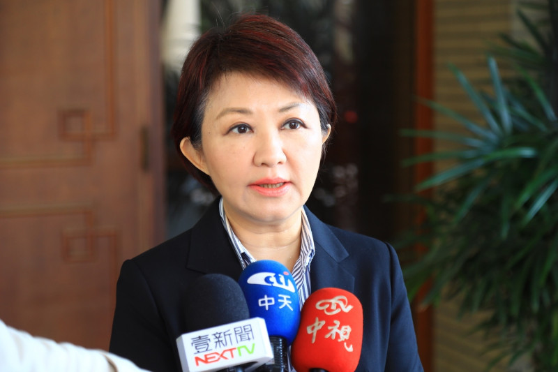 台中市長盧秀燕今日受訪時表示，台中空污是一項很困難的課題，但她會全力以赴。   圖：台中市政府提供（資料照）。