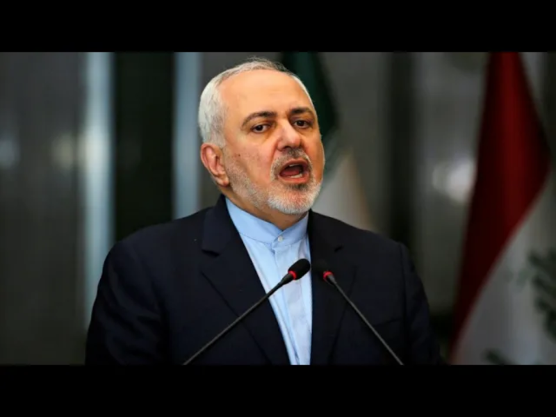 伊朗外交部說，查瑞夫（Mohammad Javad Zarif，如圖）外長稍早已促請羅哈尼（Hassan Rouhani）總統，將美國中央司令部軍隊列入伊朗的恐怖團體名單中。   圖：翻攝自Youtube