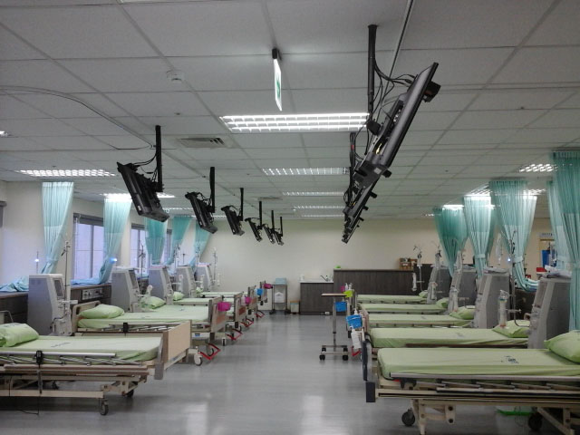 血液透析（洗腎）室。   圖：取自衛福部朴子醫院官網。