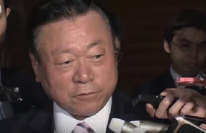 日本奧運暨帕運大臣櫻田義孝今（10）晚在一場餐會上失言，隨即向首相安倍晉三遞出辭呈獲准。   圖：翻攝Youtube