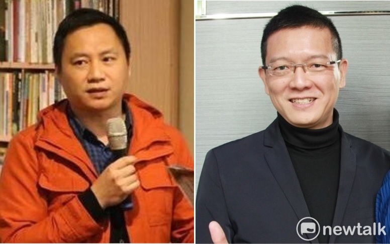 民運人士王丹（左）、國民黨前立委孫大千（右）。合成圖。   圖：新頭殼合成