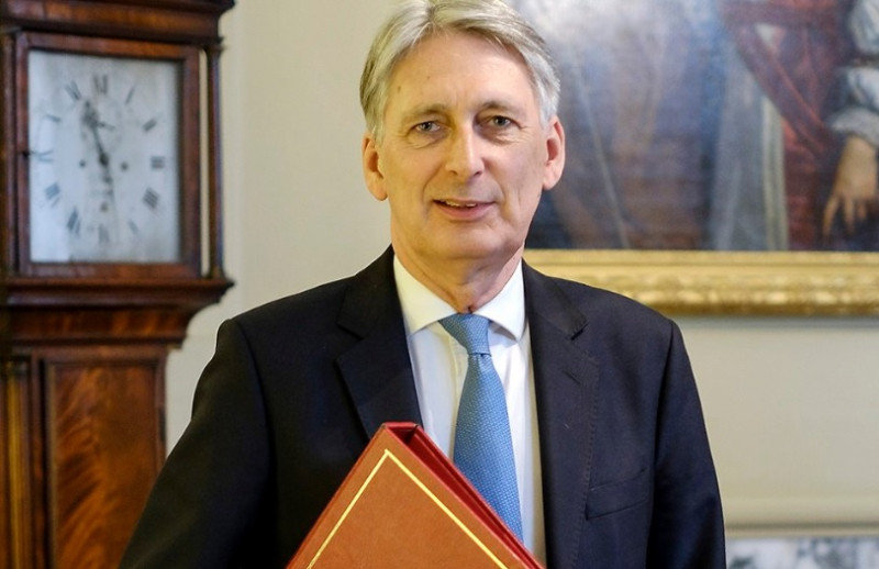 英國財政大臣韓蒙德（Philip Hammond）。   圖：翻攝自Philip Hammond推特