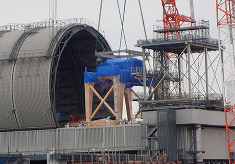 日本東京電力公司15日開始清理福島第一核電廠3號爐核燃料作業，但進度緩慢。   圖：翻攝自東京電力公司