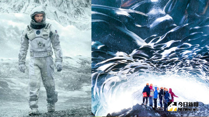 電影《星際效應》的酷寒星球場景，拍攝於瓦特納冰川國家公園，其內包含許多驚人美景。   圖／翻攝自《星際效應》粉專、長泰旅遊提供