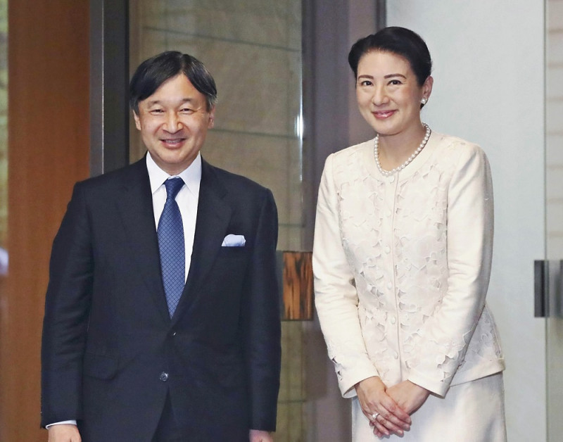 日本「令和」新時代於2019年5月1日正式展開，原皇太子德仁正式上位，雅子妃也將成為日本史上第二位平民皇后。   圖：達志影像/美聯社