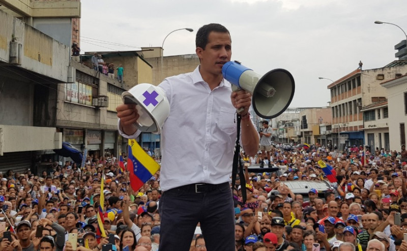 委內瑞拉反對派領袖瓜伊多(Juan Guaido)   圖：翻攝自瓜伊多推特