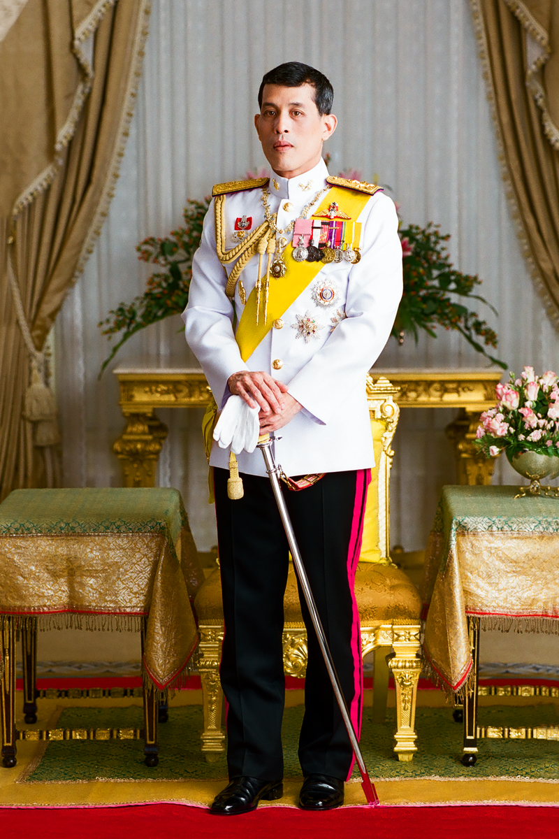 泰國國王瓦吉拉隆功加冕典禮的前夕宣布第四度結婚。   圖：維基百科