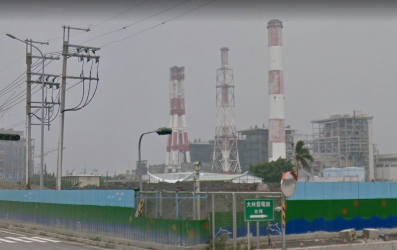 高雄小港大林火力發電廠。   圖：翻攝Google Map