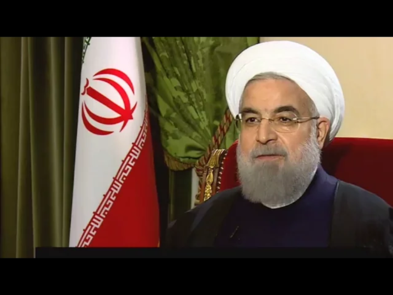 報導引述接近核子協議官方監督機構的消息人士說，伊朗總統羅哈尼（Hassan Rouhani）將宣布，自5月8日開始減少在核子協議下的一些「次要和一般性」承諾；而當天正是美國總統川普宣布退出協議一週年。   圖：翻攝自Youtube