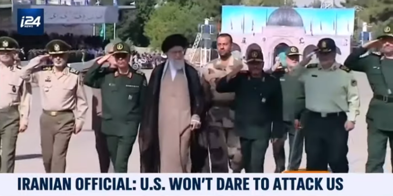 伊朗表示，拒絕與不可靠的美國談判棄核，並認為華府不敢對採取軍事行動。   圖：翻攝Youtube