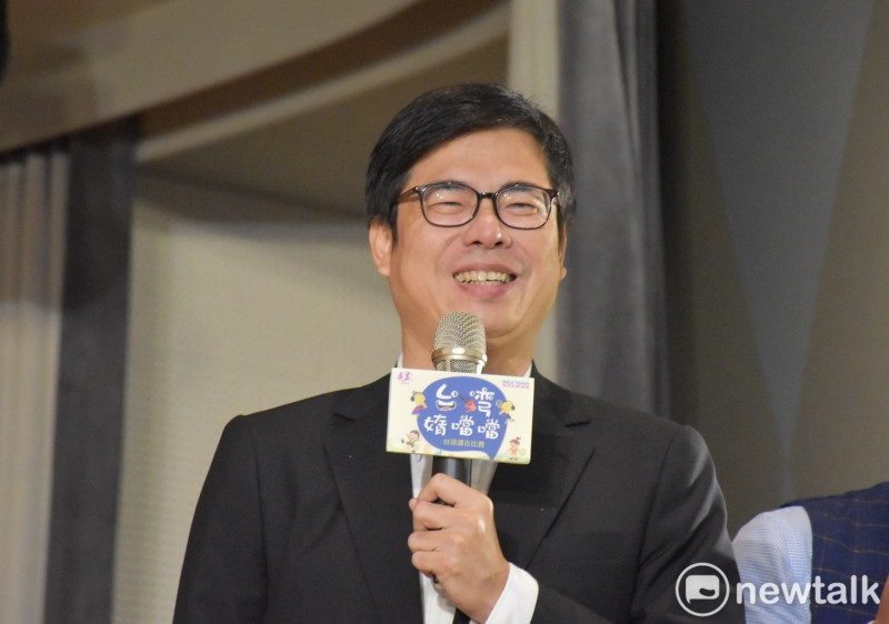 行政院副院長陳其邁今（16）日上午受訪質疑高雄市長韓國瑜「想到什麼說什麼」，不僅讓制度更混亂，也讓人家覺得他在政策規劃上欠缺完整思考。   圖：孫家銘／攝（資料照片）