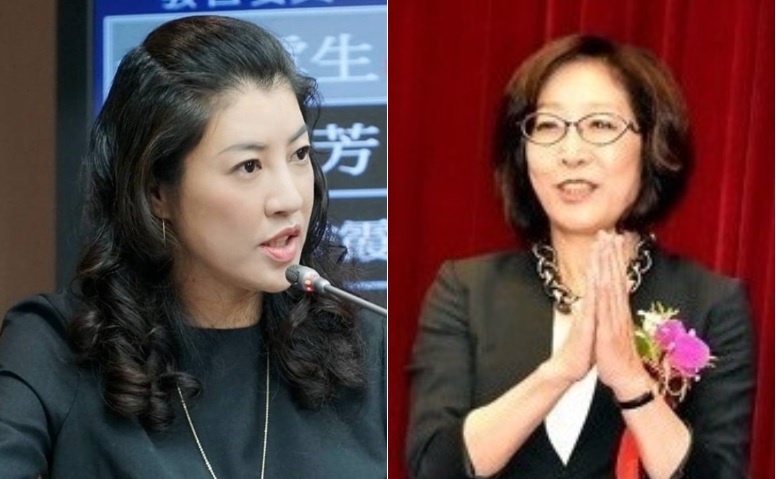 國民黨立委許淑華(左)、民進黨高雄市議員康裕成(右)。   圖：新頭殼合成