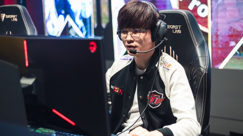 SKT中路選手Faker   圖：翻攝自 LoL Esports Photo Flickr