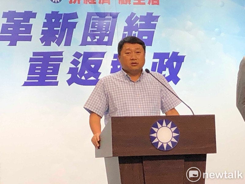 國民黨組發會主委李哲華說明2020總統提名特別辦法、作業要點與時程。   圖：趙婉淳／攝