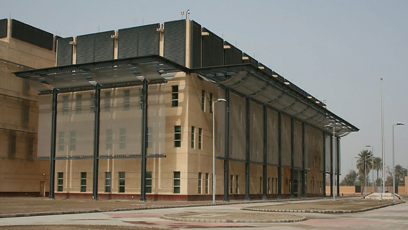 美國駐伊拉克大使館。   圖：翻攝維基百科