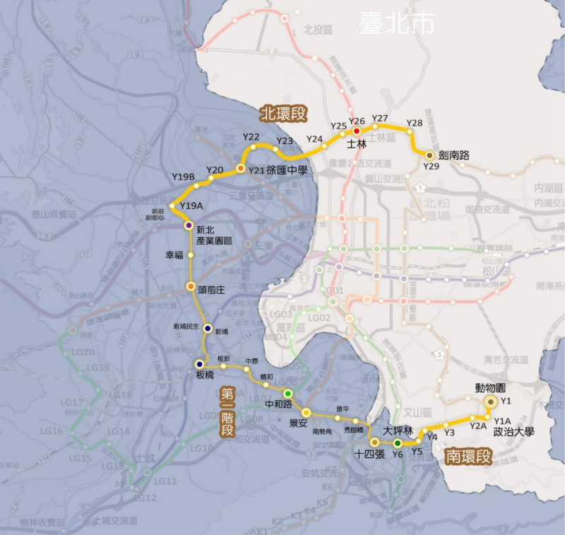 台北市長柯文哲16日到市議會專案報告，他指出首都環狀線是捷運局積極推動下一階段的願景建設，預估10年內可完工通車。   圖 / 台北市政府提供