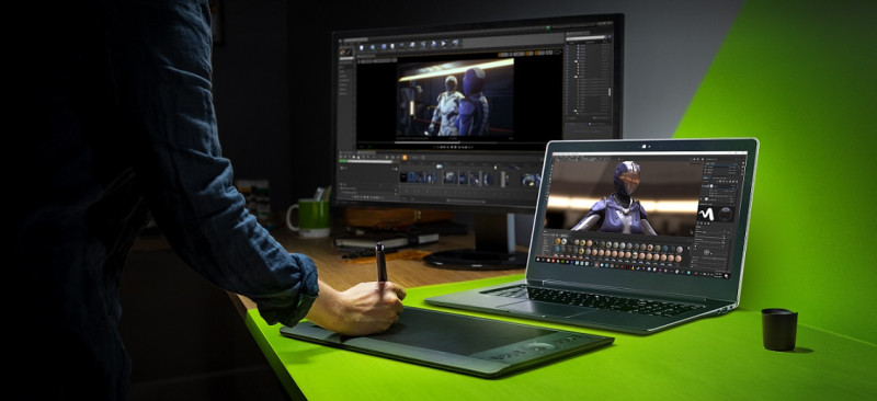 NVIDIA在發表會發表專為創作者而生的NVIDIA Studio平台。   圖：NVIDIA提供