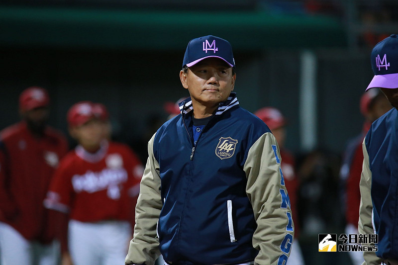 2019強者對決爭霸賽 Lamigo桃猿vs.東北樂天金鷲。 Lamigo桃猿總教練洪一中。   圖／記者葉政勳攝 , 2019.02.28
