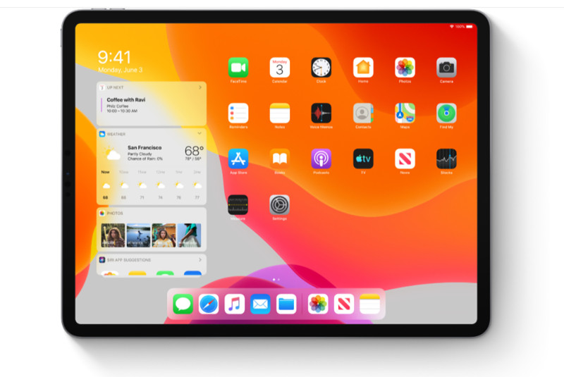 全新的iPadOS擁有更接近電腦使用的功能與操作方式。   圖／翻攝蘋果官網