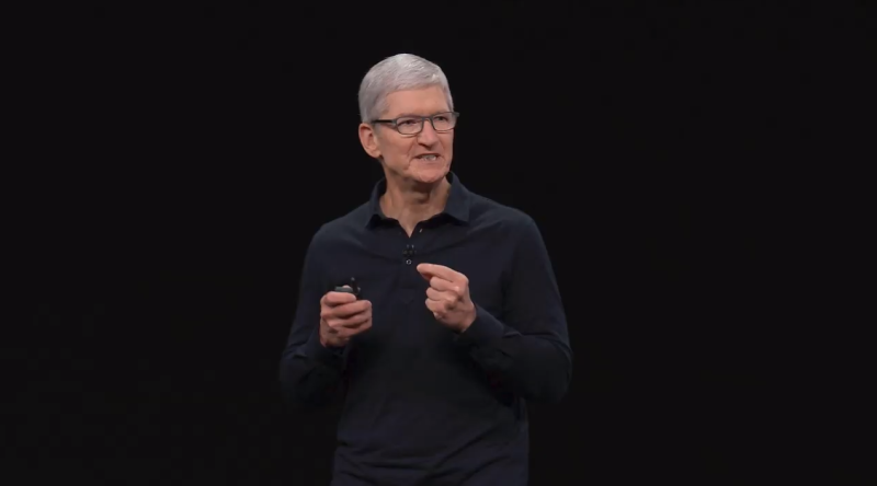 蘋果（Apple）執行長提姆˙庫克（Tim Cook）。   圖：翻攝影片