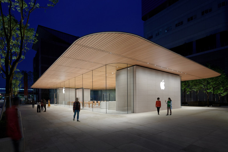 Apple信義A13將於週六開幕。   圖：蘋果提供