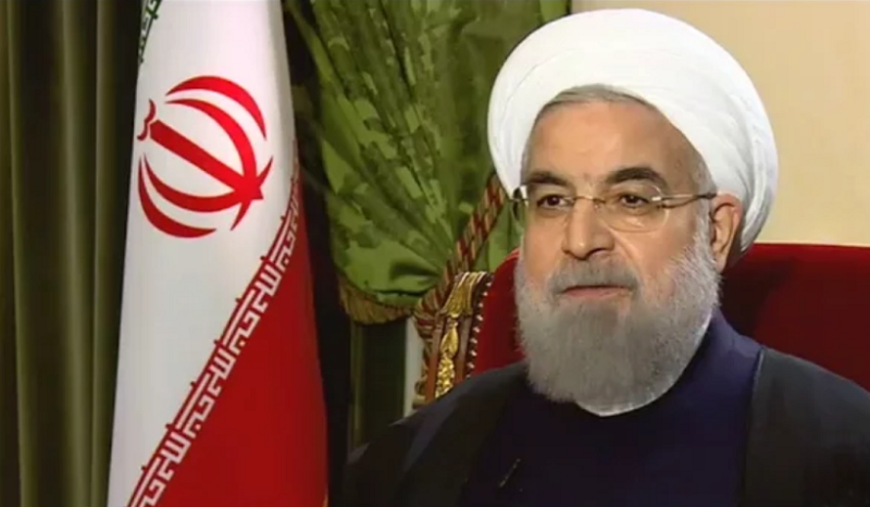 伊朗總統羅哈尼今（14）日反控美國才是造成區域和全球穩定最大風險。   圖：翻攝Youtube