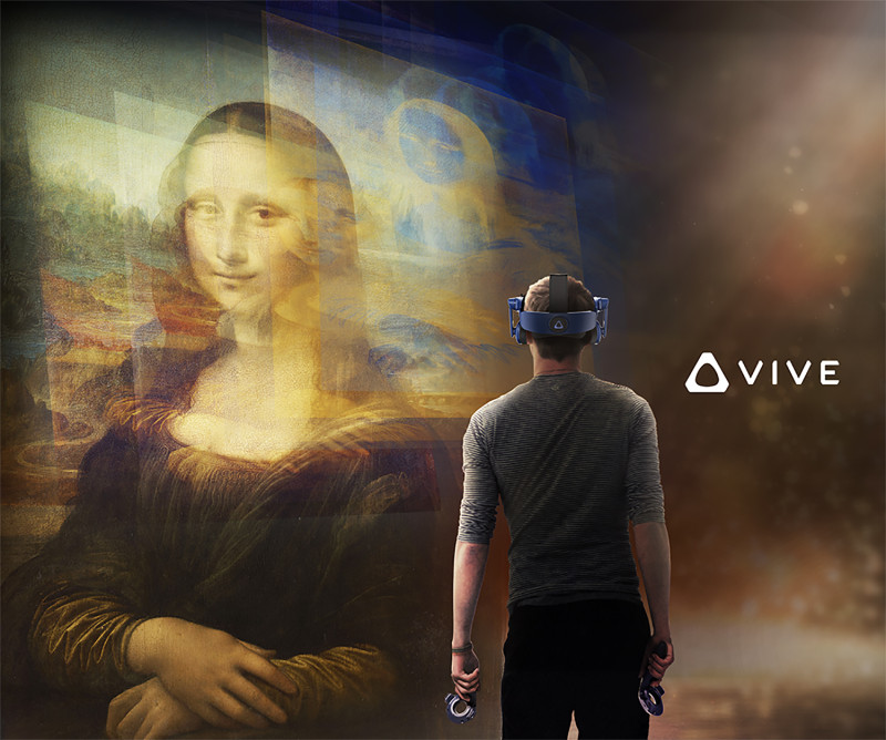 《蒙娜麗莎：越界視野》虛擬實境首展10月24日正式開幕   圖：HTC Vive提供