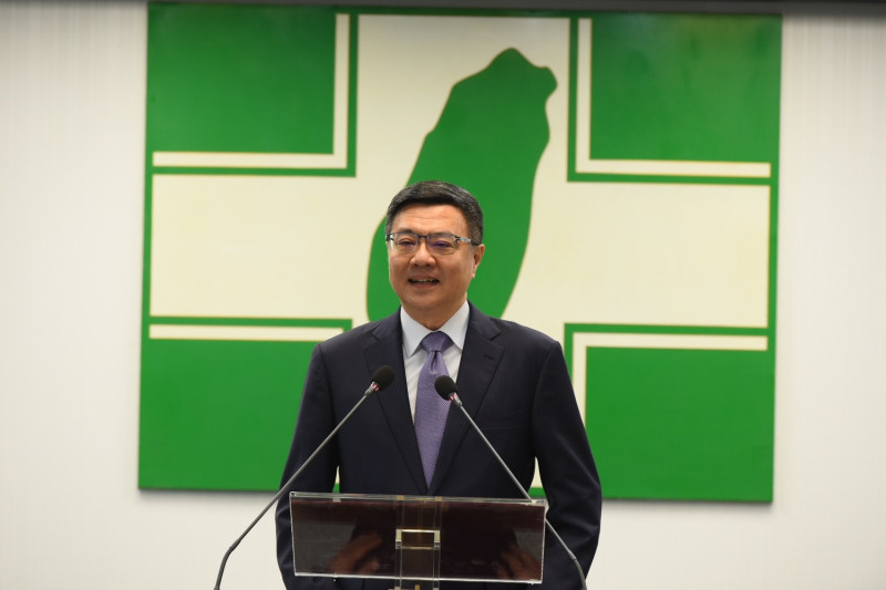 民進黨主席卓榮泰出席「2019青年入陣：選戰特派員」開幕式。   圖/民進黨提供