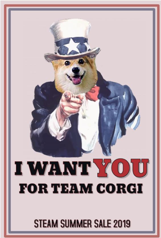 網友發起「#Team Corgi」串聯行動。