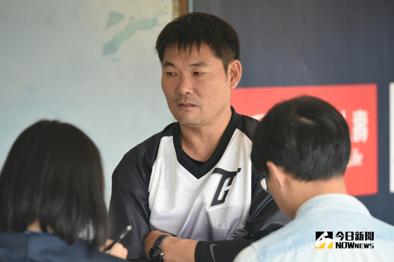 台日交流賽中職聯隊總教練黃甘霖   圖／林柏年攝